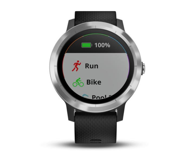 Garmin Vivoactive 3 Srebrny z Czarnym Paskiem - 381619 - zdjęcie 4